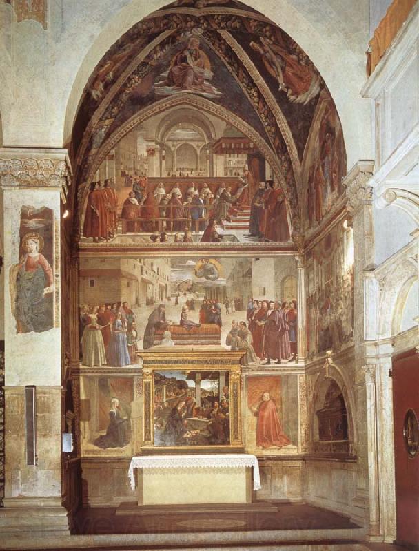 Domenico Ghirlandaio family chapel of the Sassetti Norge oil painting art